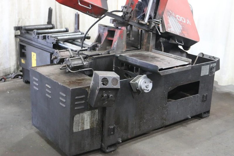 16" X 16" AMADA MODEL HA-400W AUTOMATIC HORIZONTAL SAW: STOCK # 66419