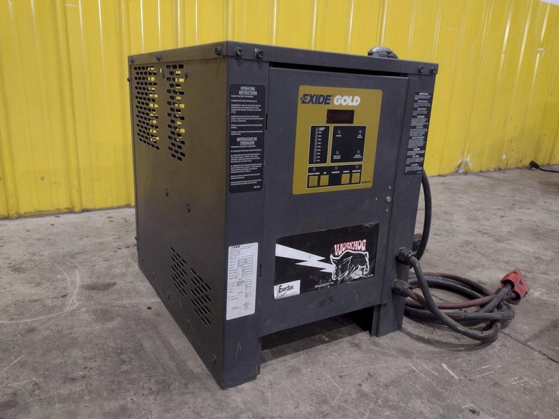 EXIDE WORKHOG GOLD MODEL #WG1-12-865 FORKLIFT BATTERY CHARGER: YOBRO #25429
