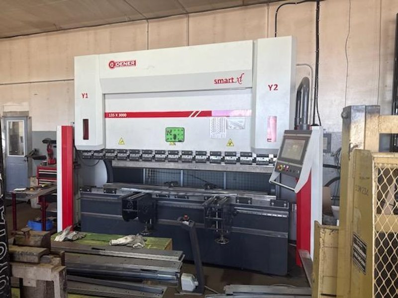 135 Ton X 10′ Dener SX 30135 Hydraulic Press Brake, 2022 – Tooling Included