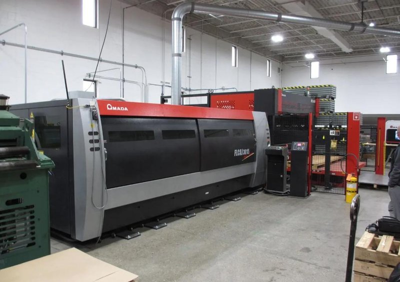 2014 AMADA FLC3015AJ, 2KW, 120” X 60” Max Sheet Size, Amada NT-PC Control, Year New: 2014
