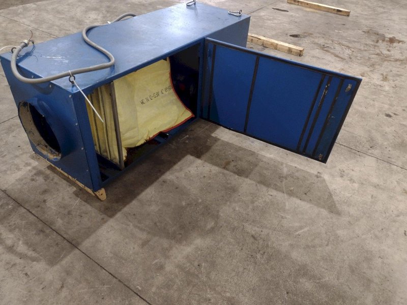 2500 CFM AIR KING MODEL #M-25DHE AIR FILTRATION UNIT W/ STAND: STOCK #23529