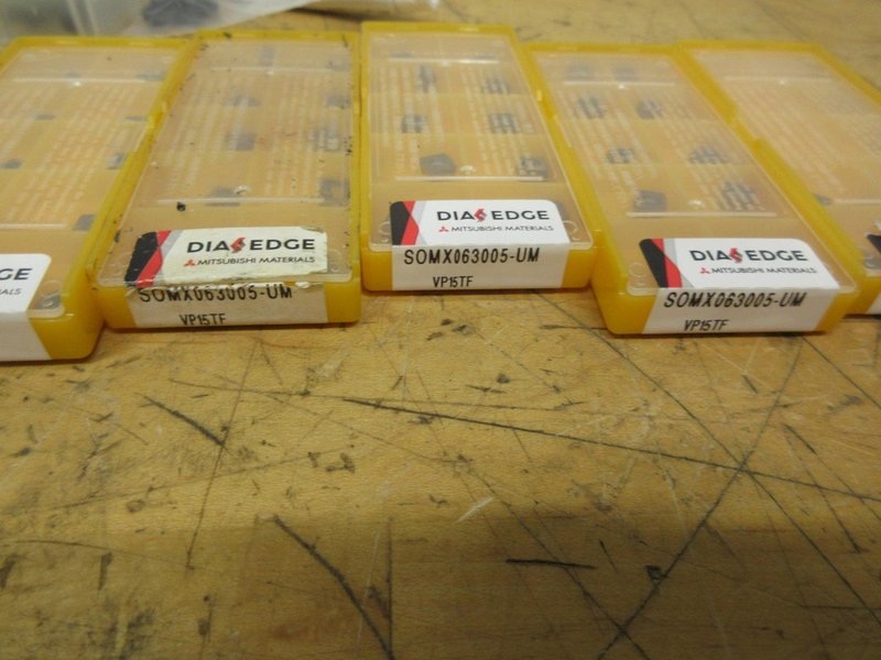 Mistubishi Diaedge Inserted Drills and Shell Mills, (2) Ea. New In Packages, 3.5" Dia Shell Mills, .7283" Dia Drills with Inserts- Auction Item