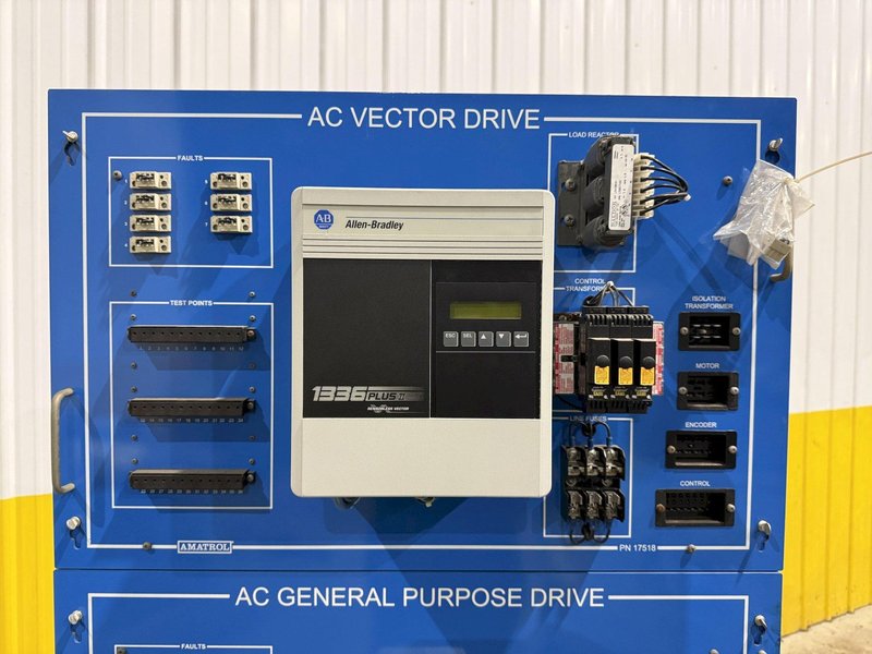 AMATROL MODEL #85-MT10 ELECTRONIC DRIVES SYSTEM TRAINING &amp; TESTING STAND: YOBRO #24915