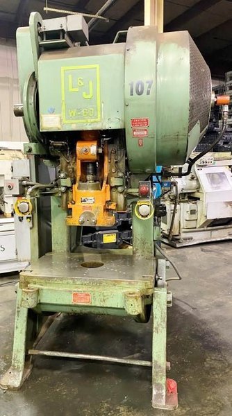 60 Ton L&amp;J Model W-60 Back Geared OBI Press