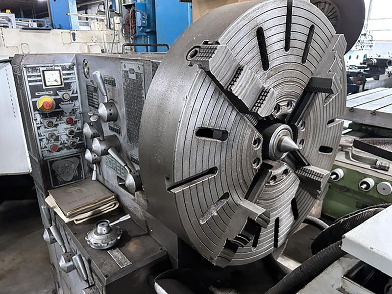 36" X 80" POREBA MODEL #TPK90A1/2M ENGINE LATHE 3.75" HOLE : YOBRO #25997