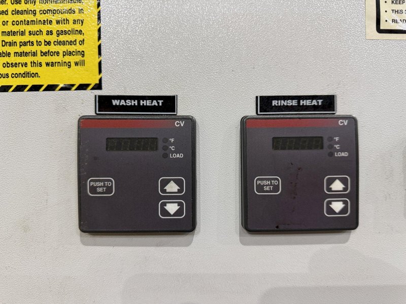 2018 JENFAB STAINLESS MODEL #LJ 19" ROTARY DRUM WASH / RINSE / DRAY PARTS WASHER SYSTEM: YOBRO #24681