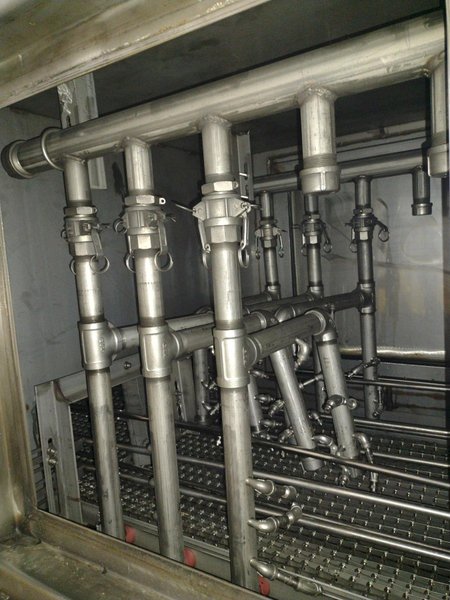24" WIDE FPI SYSTEMS MODEL #CBW-24 STAINLESS STEEL CONVEYOR TYPER PASS-THROUGH PARTS WASHER: YOBRO #25173