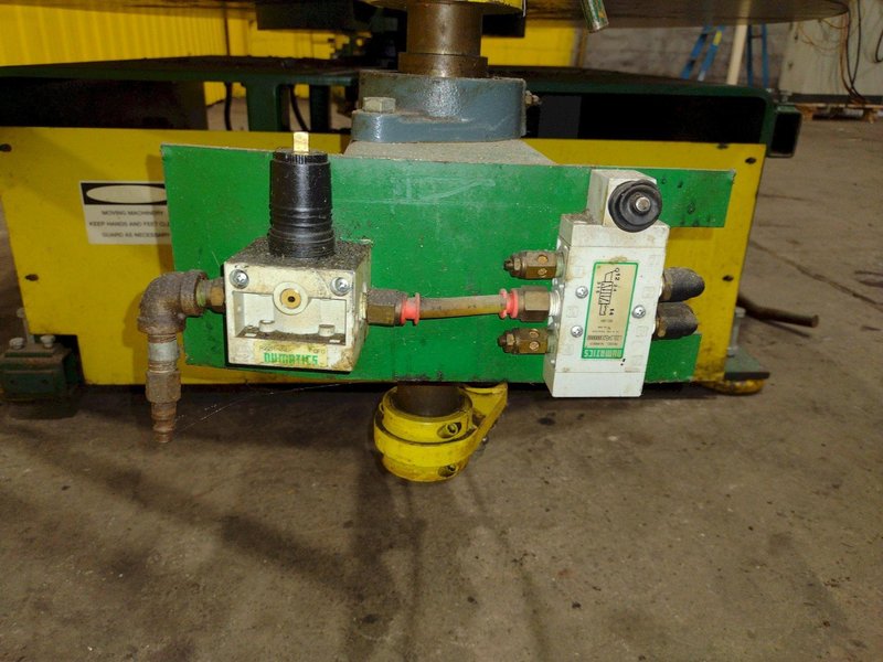 15,000 LB 7.5 TON X 72&quot; AWC MODEL #F-500AF HORIZONTAL PALLET COIL REEL: STOCK #13770