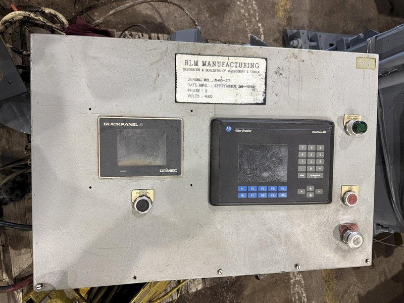 4-POST CUTOFF PRESS AND SERVO DIE ACCELERATOR. STOCK # 0991225