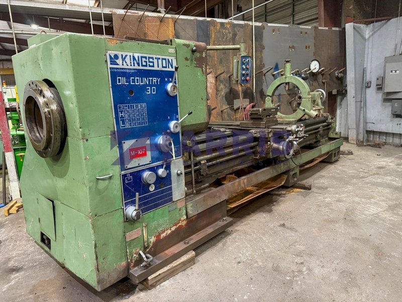 30” x 120” Kingston Hollow Spindle Lathe with 12” Spindle Bore, HK3000