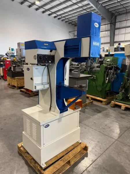 HAEGER HP6-B  6 Ton Hydraulic Insertion Press &amp; Autofeed Bowl USA #7497