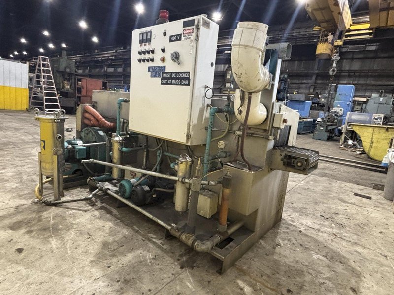 14&quot; W X 8&quot; H ALLIANCE AQUAMASTER CB-1400E STAINLESS STEEL CONVEYOR BELT 3 STAGE PARTS WASHER: STOCK #23103