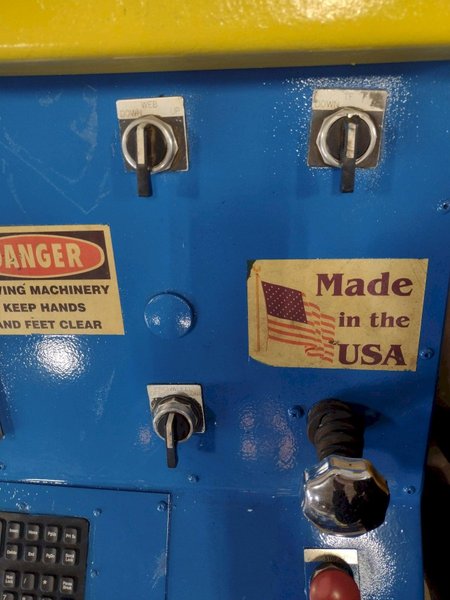 6&quot; x 6&quot; ANGLE - CONTROLLED AUTOMATION FABRILINE AUTOMATIC PUNCH AND SHEAR ANGLE LINE: STOCK #16465