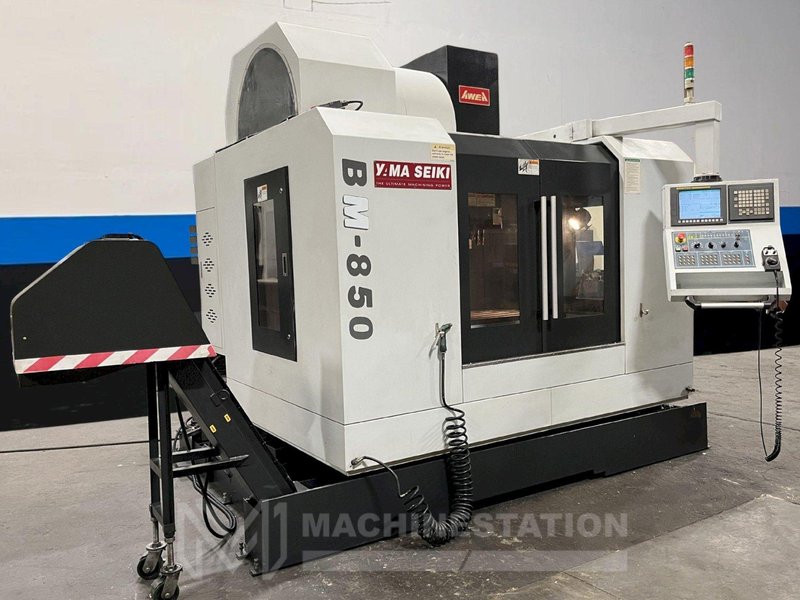 Yama Seiki BM-850 CNC Vertical Machining Center – 4th Axis Ready Mill