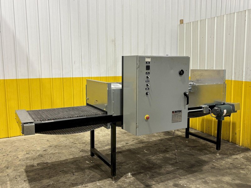 540 DEGREE X 24" W X 8" H INTEK ELECTRIC MESH CONVEYOR TYPE INFRARED OVEN, NEW IN 2020: STOCK #23213