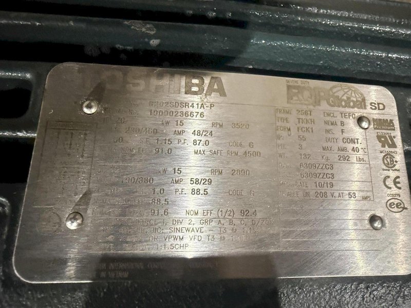 36" x 48" x 8 WHEEL PANGBORN ROTOBLAST PASS THROUGH HANGING CONVEYOR SHOT BLAST MACHINE: YOBRO #24717