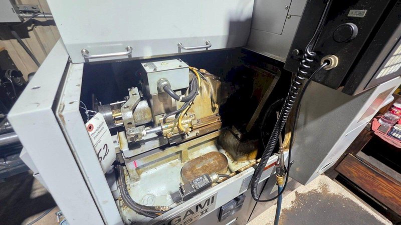 Tsugami B0205-II 5-Axis CNC Swiss Lathe, 2013 – Fanuc OI-TD Control, Edge Bar Feeder, High Pressure Coolant, Chip Conveyor