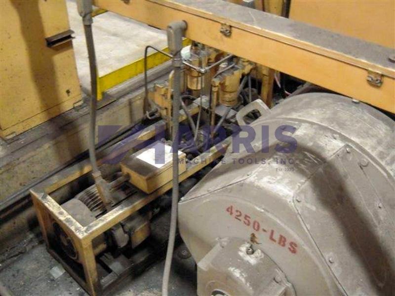 124&quot; Bullard Dyn-au-tape 2 Axis CNC Vertical Boring Mill with Fanuc 15TT Control