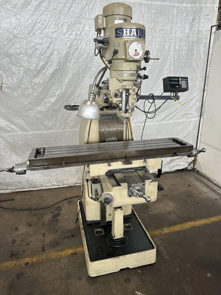 3 HP SHARP LMV VERTICAL KNEE MILL. STOCK # 0642023