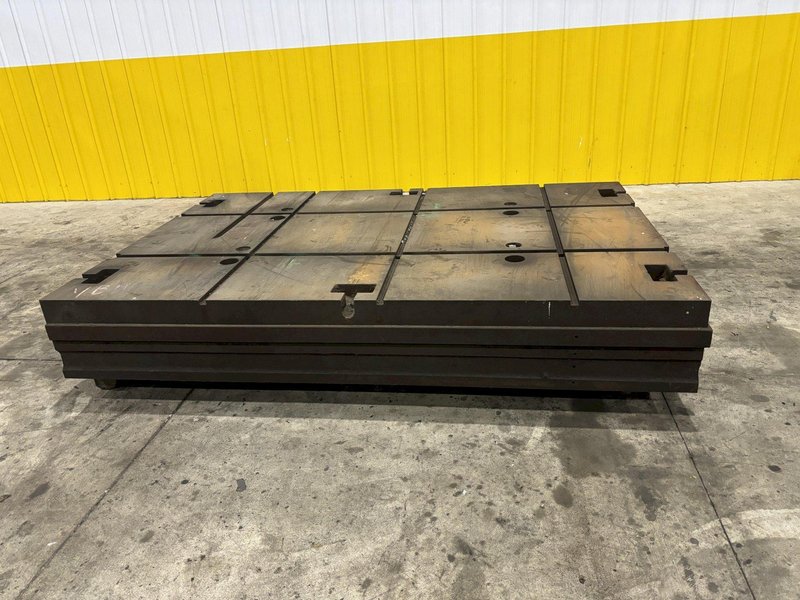60&quot; X 90.5&quot; X 13&quot; T SLOTTED FLOOR PLATE: STOCK 11836