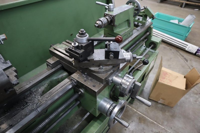 Nardini Model MS1440E Engine Lathe, Tool Post, Tailstock, Steady Rest- Auction Item