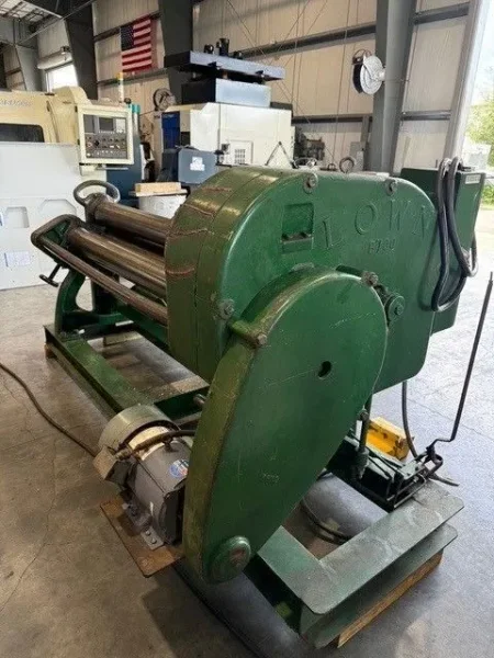 LOWN Model B700 6’ x ¼” Gauge Plate Bending Roll USA #7820