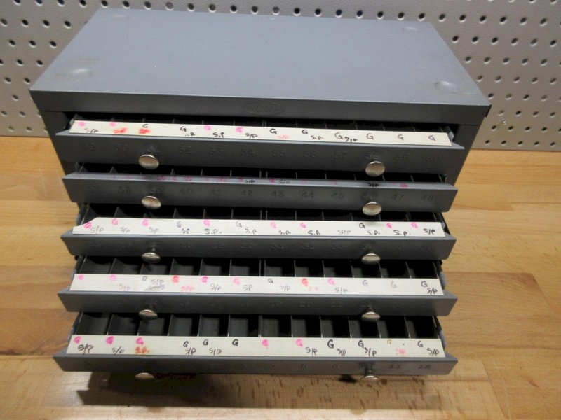 Huot Drill Index:  Numbered 5 Drawer, Empty- Auction Item