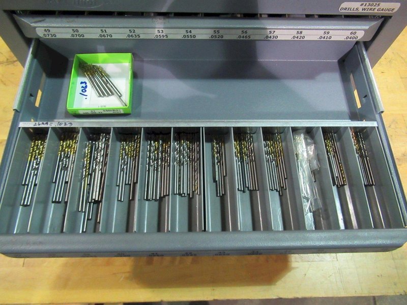 Huot Wire Gauge Number Drills Index- Auction Item