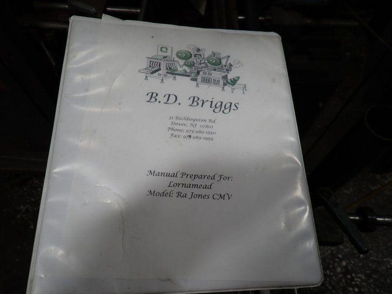 B.D. BRIGGS LLC CONSTANT MOTION VERTICAL CARTONING MACHINE  -  RAJ6