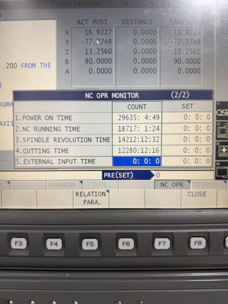 Okuma Millac 800VH 5 Axis CNC Universal Machining Center – Pallet Changer Mill