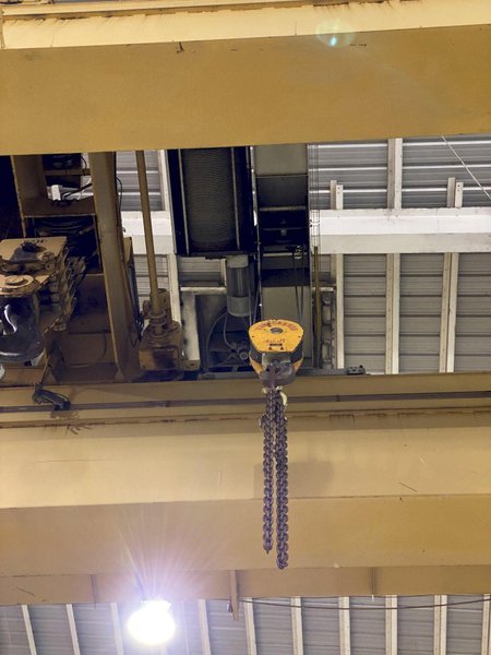 (1993) 75 TON X 103&#039;6&quot; P&amp;H PACESETTER OVERHEAD BRIDGE CRANE WITH 20 TON AUXILIARY. STOCK # 0733320