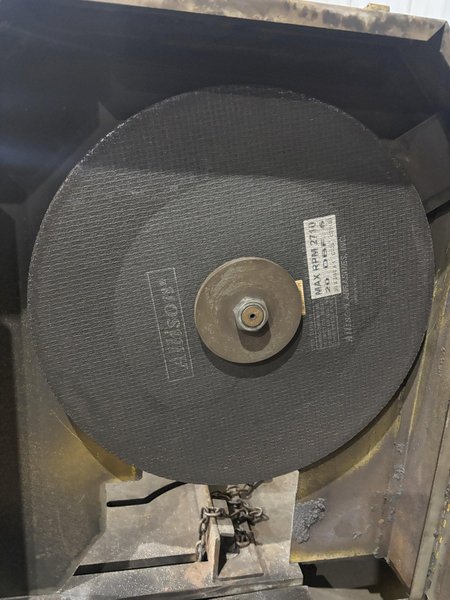 15 HP KALAMAZOO ABRASIVE CUTOFF SAW: STOCK #23739