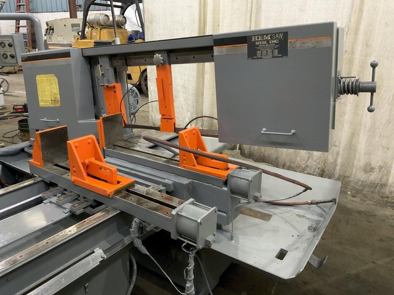 16" X 22" HEM MODEL # CYCLONE AUTO-4, HORIZONTAL BAND SAW: STOCK #80684