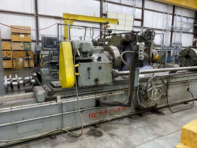 Reinecker 140″ Crankshaft Grinder, 1973 – Updated with CNC Dresser, Wheels, Chucks, and More