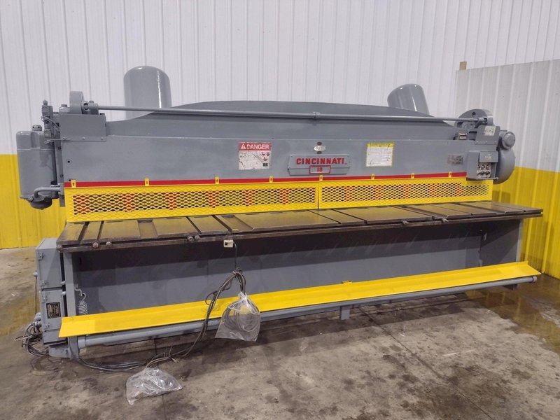 12' x 1/4" CINCINNATI MODEL #1812 MECHANICAL POWER SHEAR: STOCK #20232