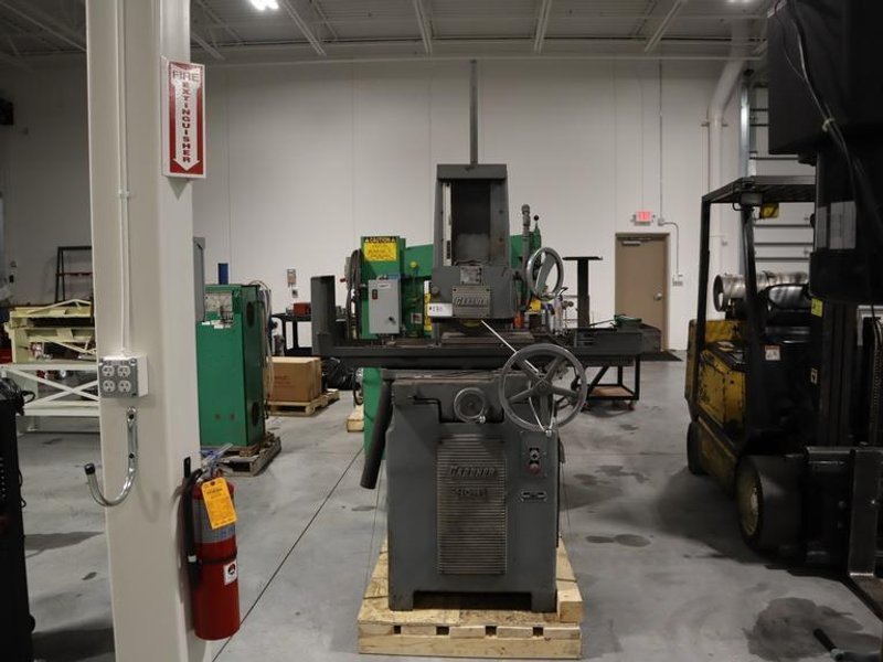 Gardner 1015 No. 1-1/2  Surface Grinder with Walker Ceramax 10" x 15" Magnetic Chuck, Acu-RIte Qwikcount 2-Axis (Y &amp; Z) DRO and Coolant Tank &amp; Pump- Auction Item