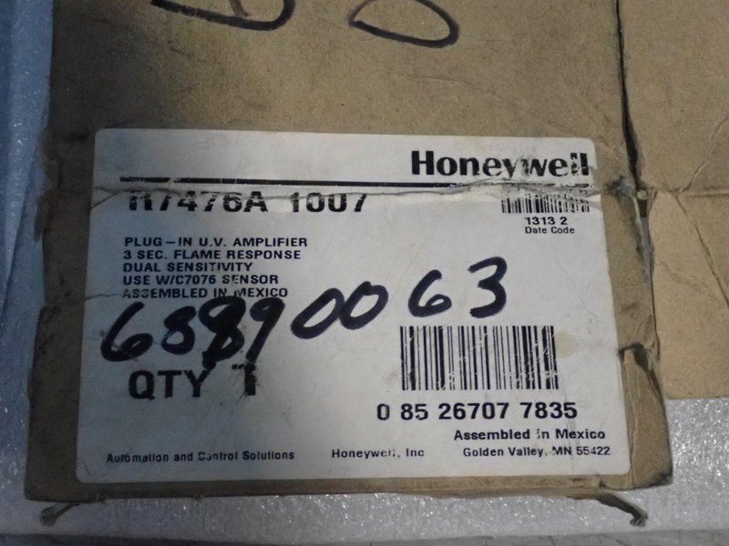 HONEYWELL DYNAMIC SELF CHECK AMPLIFIER   -  R7476A 1007