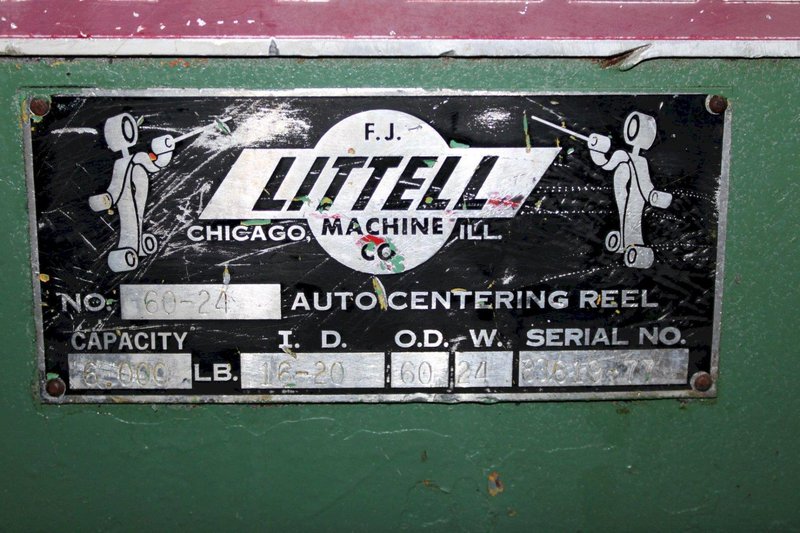 6000 LB X 24&quot; LITTELL DOUBLE END UNCOILER