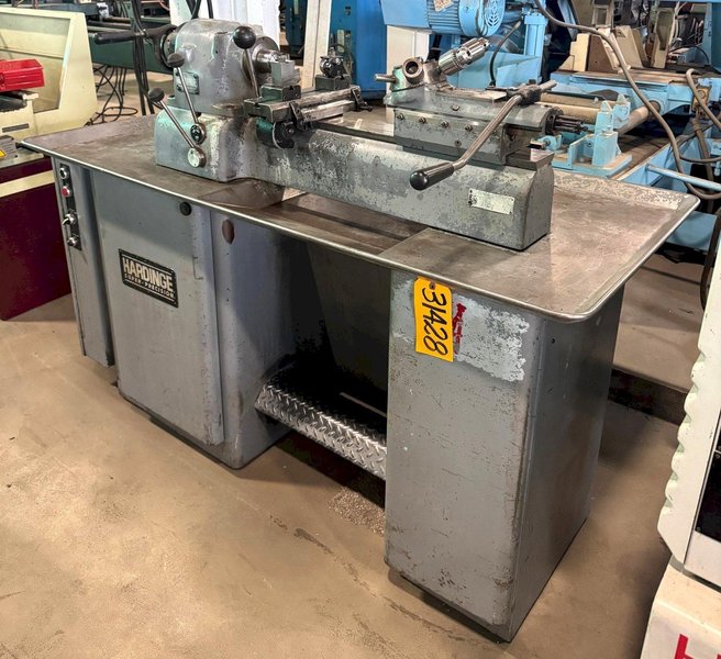 Hardinge Second Operation Lathe  DSV-59R, Dbl. Tool Cross Slide, Turret, 5C Closer, 1 HP