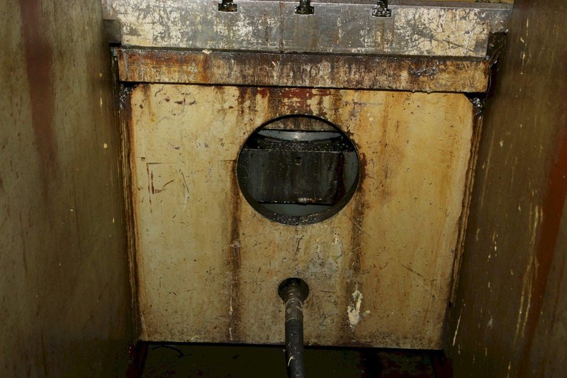 150 TON PACIFIC MODEL 150PF-OBS C-FRAME HYDRAULIC PRESS: STOCK #70360