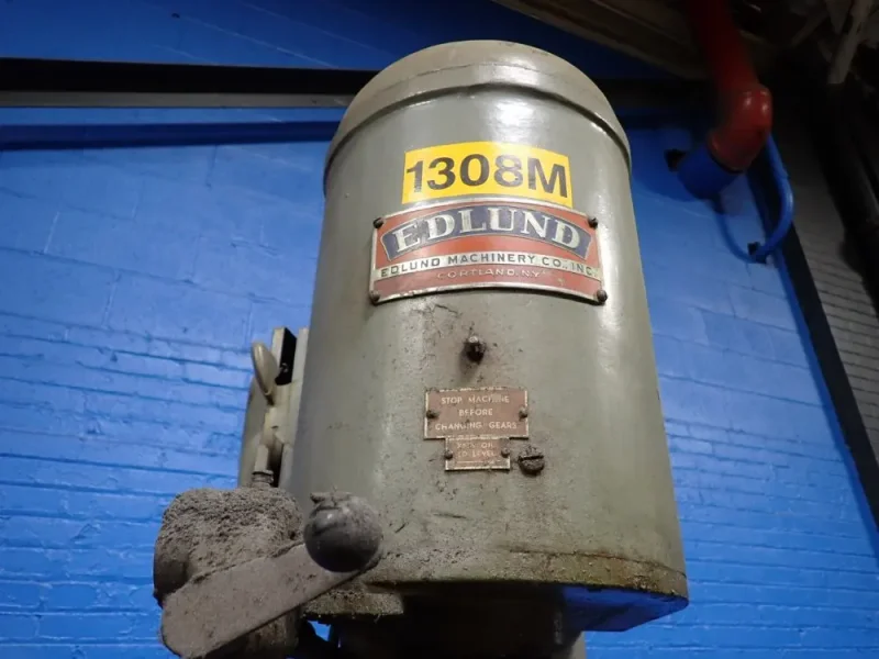 EDLUND MACHINERY CO. 26" X 26" DRILL PRESS  -  2F1S