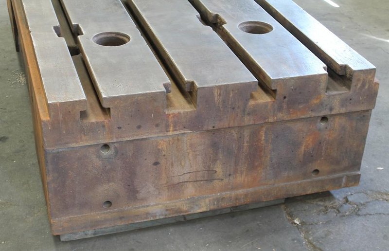 40&quot; X 77-3/4&quot; T-SLOTTED RISER TABLE: STOCK #62464