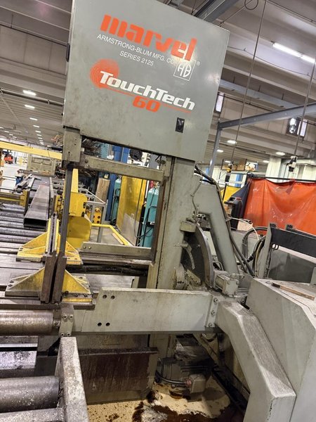 25″ x 20″ Marvel E2125TS TouchTech 60 Automatic Horizontal Bandsaw, 2001
