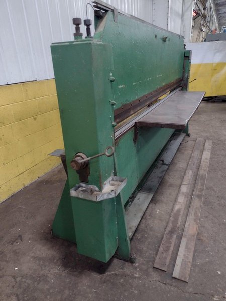 10' X 16 GAUGE ROTODIE MODEL #10 HYDRAULIC BENDER BRAKE: STOCK #18065