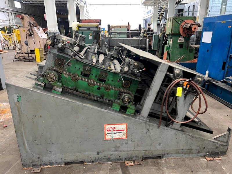 Coe Press Space Saver Coil Cradle Straightener Combination Uncoiler 20,000 Lbs.