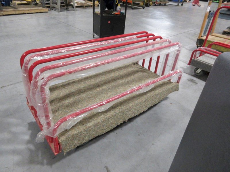 Rolling Panel Cart with Adjustable Dividers- Auction Item