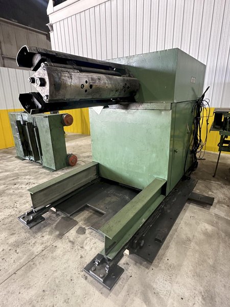 20,000 LB X 48&quot; RED BUD RBI MODEL #RM48-20S COIL REEL UNCOILER &amp; CAR: STOCK #19764