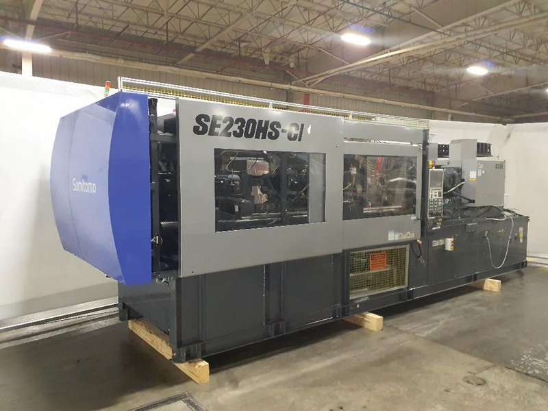 Sumitomo SE 230HS-CI 253-Ton Injection Molding System, 2020