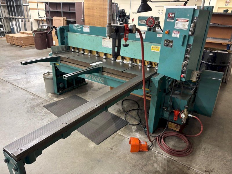 12 Ga. x 6&#039; WYSONG MECHANICAL SHEAR MODEL 1272