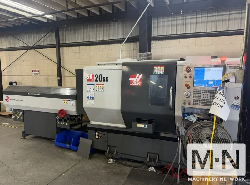 HAAS ST-20SS CNC Lathe, 2016 -  Live Tooling, Barfeed